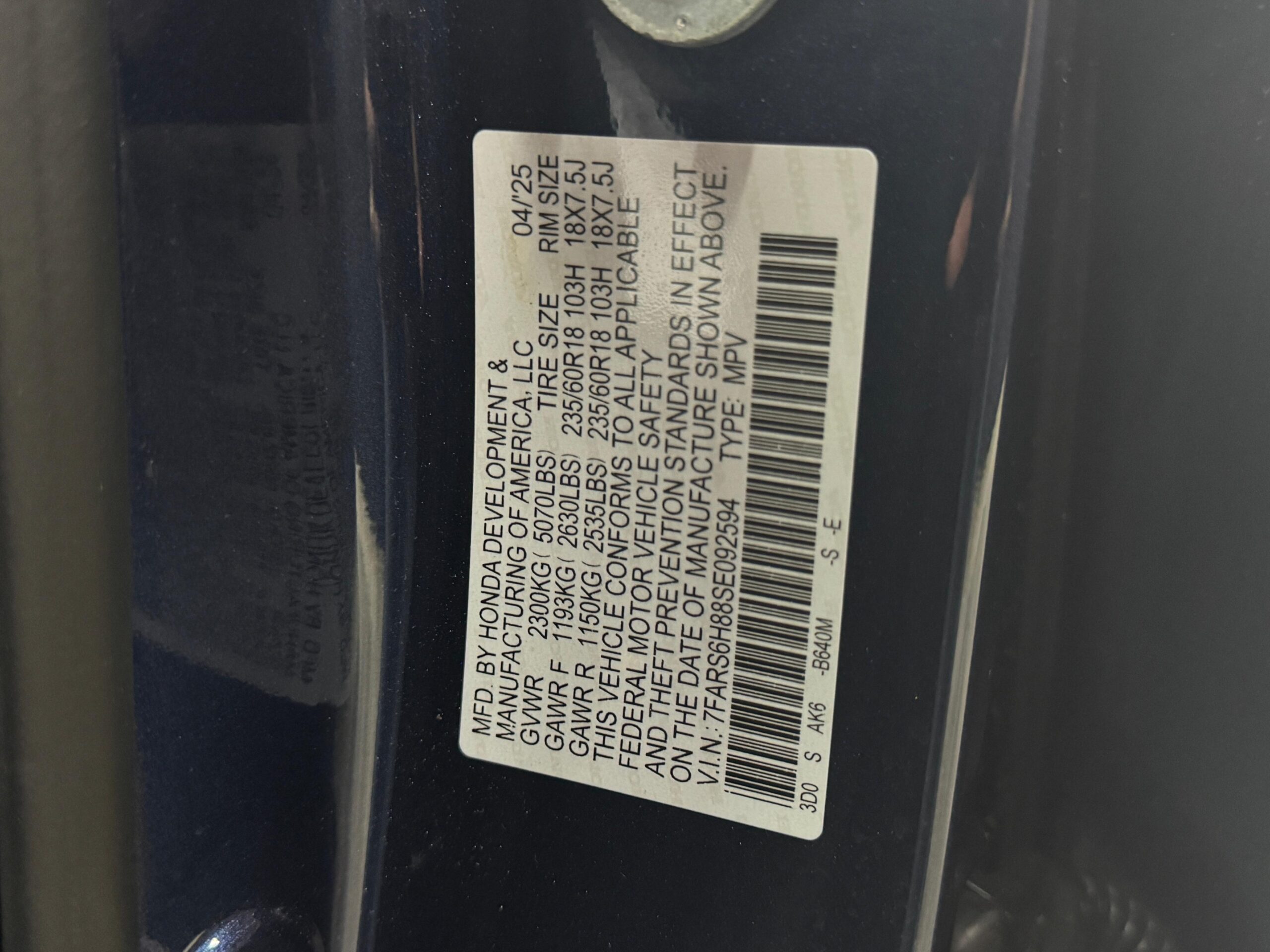 Honda CR-V Sport L 2025 - Miniatura 11