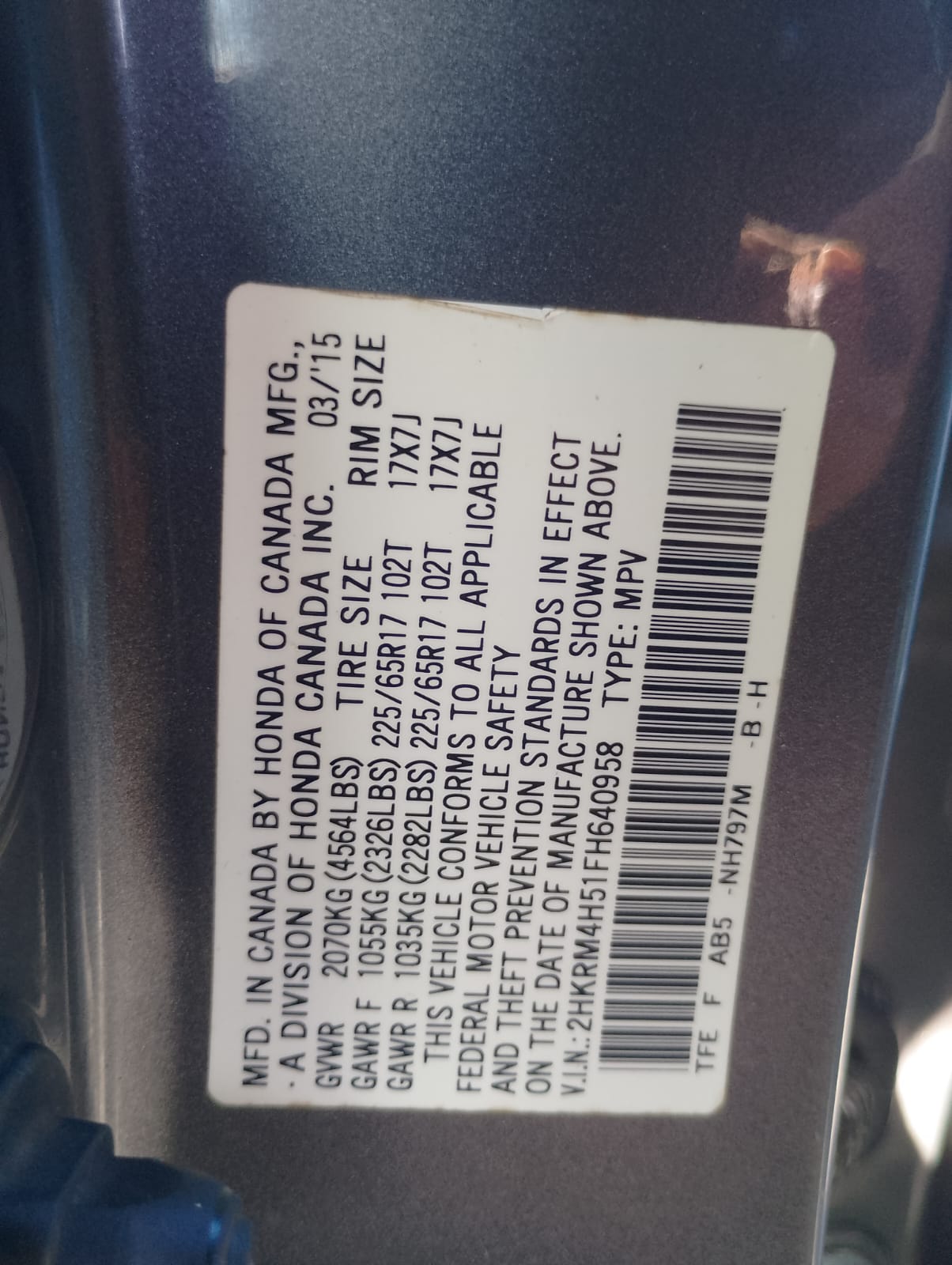 Honda CR-V EXL 2015 - Miniatura 6